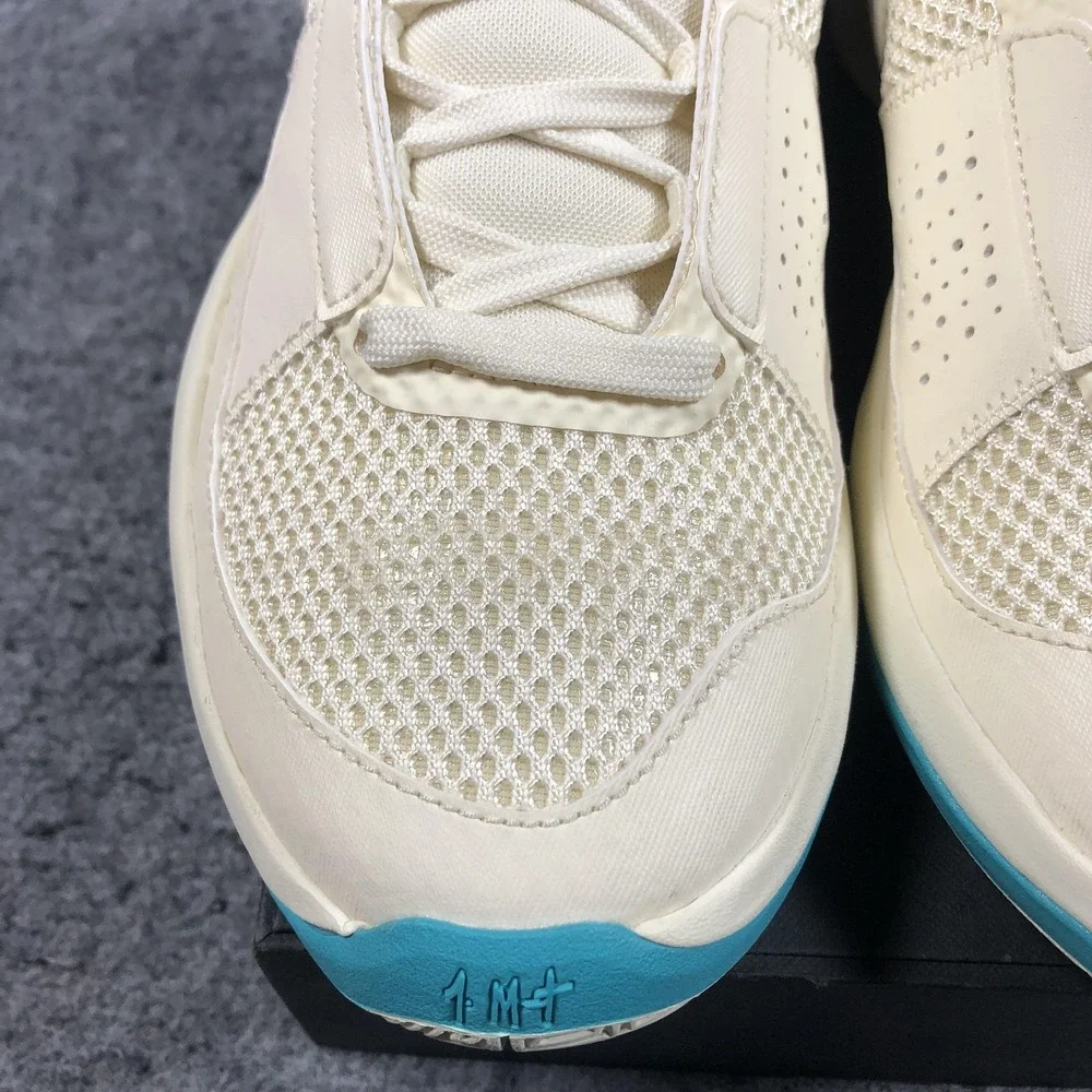 Nike Ja 1 DR8785-102 Shoes Mens 7.5 Beige Teal Low Top Basketball Sneakers